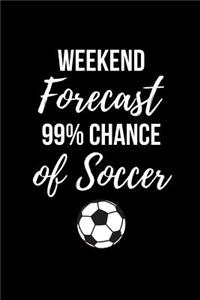 Weekend Forecast 99% Chance of Soccer