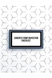 Concrete Pump Inspection Checklist