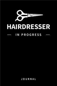 Hairdresser Journal Lined Notebook - Gift For Student