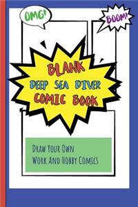 Blank Deep Sea Diver Comic Book