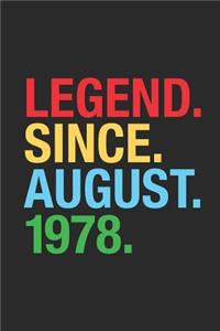 Legend Since August 1978