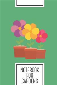 Notebook for Gardens