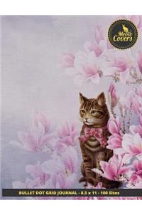 Meow Covers Bullet Dot Grid Journal - 8.5 X 11 - 100 Sites
