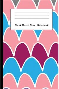 Blank Music Sheet Notebook