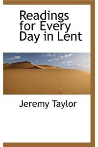 Readings for Every Day in Lent