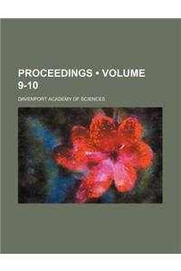 Proceedings (Volume 9-10)