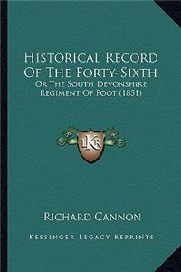 Historical Record of the Forty-Sixth