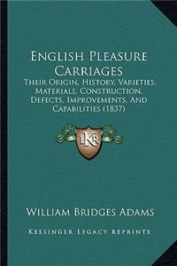 English Pleasure Carriages