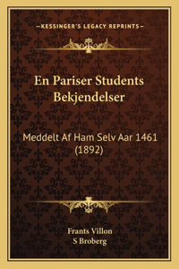 En Pariser Students Bekjendelser