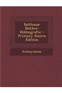 Balthasar Bekker