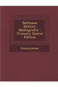 Balthasar Bekker