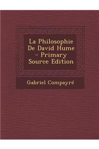 La Philosophie de David Hume