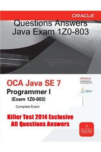 Questions Answers Java Exam 1z0-803