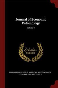 Journal of Economic Entomology; Volume 9