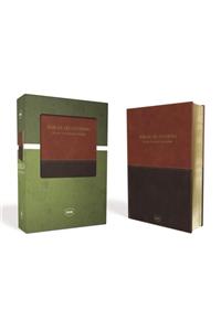 Santa Biblia de Estudio Reina Valera Revisada Rvr, Leathersoft, Café Contemporáneo