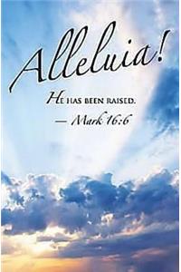 Alleluia! Easter Sunrise Bulletin 2012, Regular Size (Package of 50)