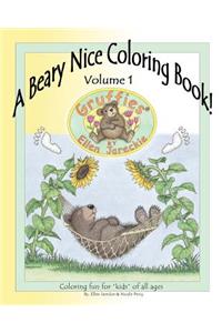 A Beary Nice Coloring Book - Volume 1