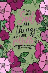 With God All Things Are Possible