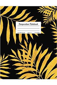 Composition Notebook - College Ruled: Tropical Palm Leaf (Trendy Journals)