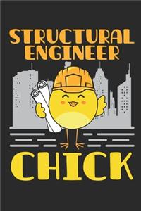 Structural Engineer Chick: Structural Engineer Journal, Blank Paperback Notebook to Write In, Engineering Graduation Gift, 150 pages, college ruled