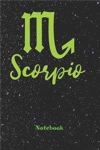 Scorpio Zodiac Sign Notebook