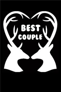 Best Couple: Deer hunting journal, deer hunting gifts for men funny: Deer Hunters Track Record of Species, Location, Gear - Shooting Seasons Dates