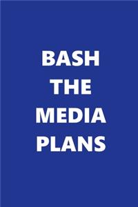 2020 Daily Planner Bash Media Plans Text Blue White 388 Pages