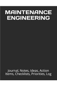 Maintenance Engineering