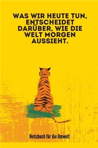 Was Wir Heute Tun, Entscheidet Darüber, Wie Die Welt Morgen Aussieht.