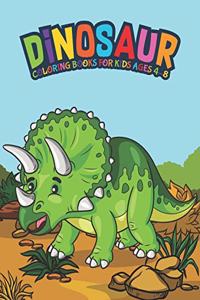 Dinosaur Coloring Books For Kids Ages 4-8
