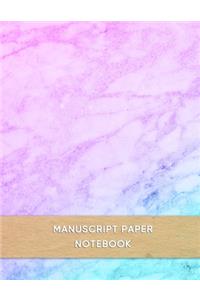 Manuscript Paper Notebook
