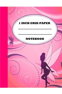1 Inch Grid Paper Notebook