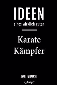 Notizbuch für Karate Kämpfer