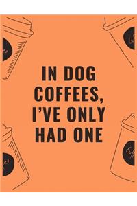 In dog coffees i've only had one