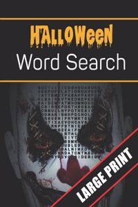 Halloween Word Search Large Print