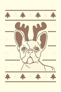 Funny Christmas - Journal Diary Journal Lined about A5 FORMAT - notepad for school and work. Christmas theme, Santa Claus, Pug, Pug, Sweet