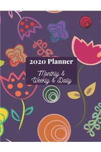 2020 Planner Monthly & Weekly & Daily