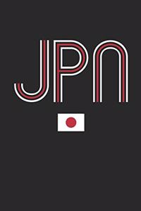 Vintage Japan Notebook - Japan Diary - Retro Japanese Flag Journal - Japan Gifts