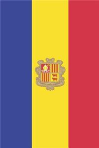 Andorra Flag Notebook - Andorran Flag Book - Andorra Travel Journal