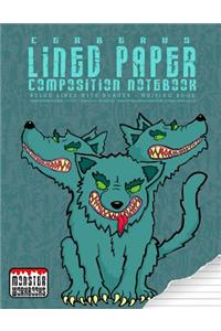 Cerberus - Lined Paper Composition Notebook