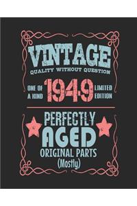 Vintage Quality Without Question One of a Kind 1949 Limited Edition Perfectly Aged Original Parts Mostly