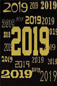 2019 Weekly Planner 2019 Pattern 134 Pages
