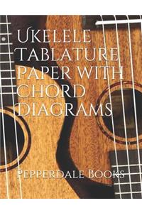 Ukelele Tablature Paper with Chord Diagrams