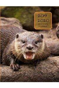 2019 2020 15 Months Sea Otters Gratitude Journal Daily Planner