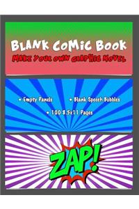 Blank Comic Book Make Your Own Graphic Novel