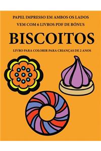 Livro para colorir para crianças de 2 anos (Biscoitos)