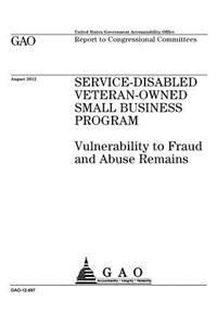 Service-Disabled Veteran-Owned Small Business Program