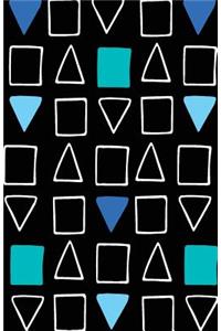 Bullet Journal Geometric Fun Blue