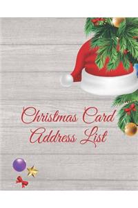 Christmas Card Address List