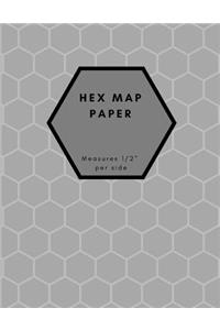 Hex Map Paper Measures 1/2